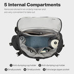 mixi Travel Backpack for Women Men, 18 Inch Carry On Laptop Backpack Flight - Image 7
