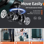 SHOWKOO Luggage Sets Expandable Suitcase Double Wheels TSA Lock - Image 3