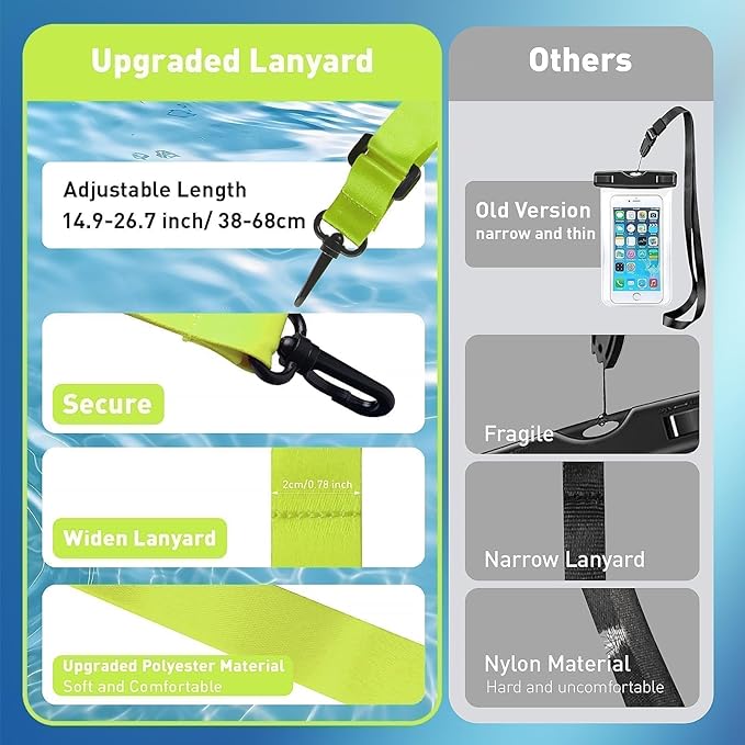 Marine IP68 Waterproof Phone Pouch, Floating Waterproof Phone Case - Image 3
