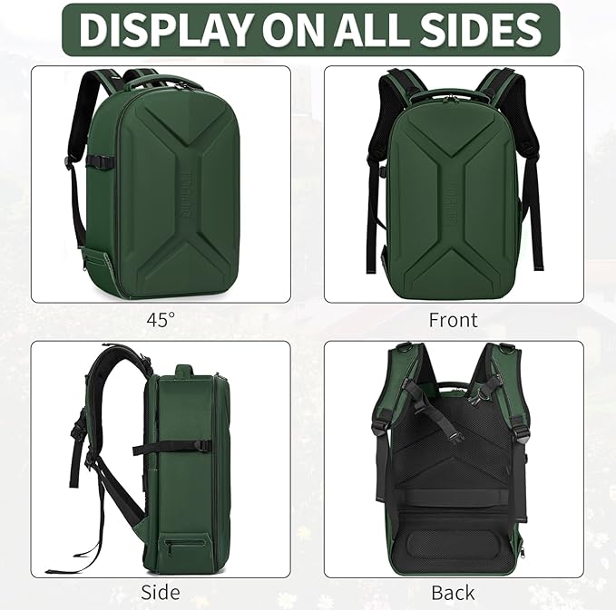 TORIBIO Camera Backpack, Hardshell DSLR Photography Camera Bag, Waterproof Hard - Image 9