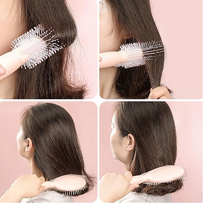 100 Pack Hair Brush Cleaner Disposable Hair Brushes Cleaning Tool Comb Cleaner Net Cover Screen Guards Hairbrush Hair Remover for Detangling Hair Brush Detangler Natural Bamboo Bristles