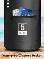 HEETA Waterproof Dry Bag with Front Zippered Pocket - Image 7