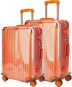 24/28 Inch Thicken Transparent Luggage Cover Suitcase Protector Waterproof PVC by Gigabit