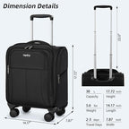 16 Inch Underseat Carry On Luggage - Image 2