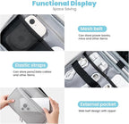 Electronics Organizer Bag, Portable Cable Organizer Case Travel Electronic - Image 3