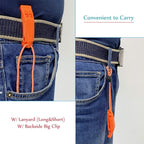 Emergency Safety Whistle with Lanyard, Loud Pea-Less Survival Whistles - Image 5