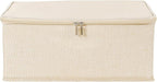 ANMINY Storage Bins with Zipper Lids 13 Qt Lidded Fabric Storage Boxes Baskets - Image 2