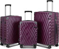 Luggage sets 3 piece with Spinner Wheels, PC Hard Shell Travel Luggage by Unknown