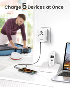 LENCENT Universal Travel Adapter, 100W GaN International Fast Charger - Image 5
