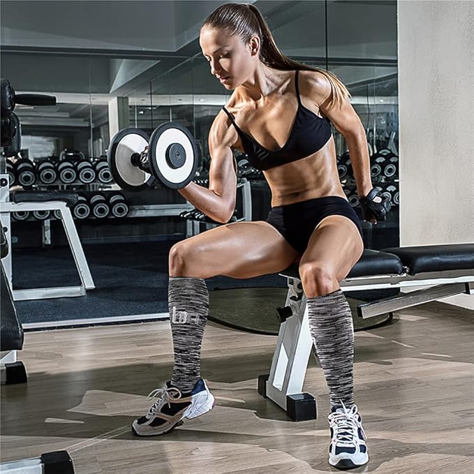 CHARMKING Compression Socks for Women & Men Circulation 15-20 mmHg is Best - Image 3