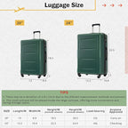Merax Luggage Set 2 Piece Suitcase Sets - Image 4