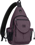 MOSISO Sling Backpack, Canvas Crossbody Hiking Daypack Bag by MOSISO