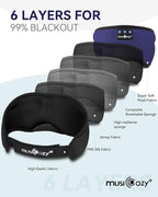 MUSICOZY Sleep Headphones Bluetooth 5.4 Headband Breathable Sleeping Headphones - Image 6