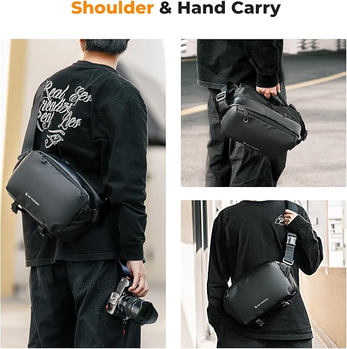 K&F Concept 2 in 1 Sling Bag Everyday Shoulder Bag & Multifunction Photography - Image 8