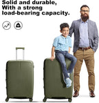 Nazhura Luggage Set, 3-Piece Hardside Suitcase Set, 20-inch Carry On, 28-inch - Image 6