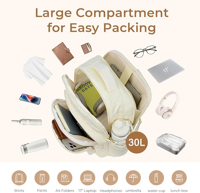CLUCI Wrinkle-Resistant Laptop Backpack - Image 4
