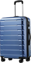 Coolife Luggage Suitcase Carry-on Spinner TSA Lock USB Port Expandable by COOLIFE