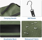 Suitcase Organizer, Travel Luggage Organizer Portable Hanging Travel Shelves - Image 3