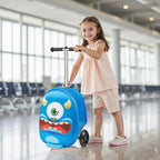 VEVOR Ride-on Luggage, 20 L Capacity, 20 Inches Kids Scooter Suitcase - Image 8