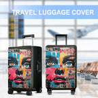Luggage Cover Washable Suitcase Protector Anti-scratch Suitcase cover Fits - Image 5