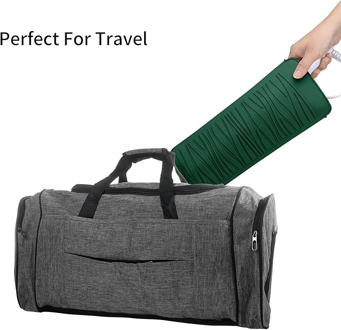 Heat Resistant Travel Mat Pouch for Hair Straighteners,Crimping Irons,Curling Wands,Flat Irons and Styling Tools