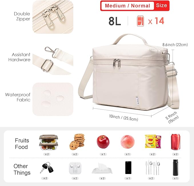 NOL Natural Organic Lifestyle Insulated Lunch Bags - Image 2