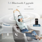 LC-dolida Sleep Mask with Bluetooth Headphones, Extra Large Silk Eye Mask - Image 3