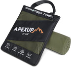 APEXUP Microfiber Travel Towel, Ultra Absorbent Quick Dry Towels, Lightweight by APEXUP