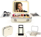 Lighted Makeup Case with Mirror by Unknown