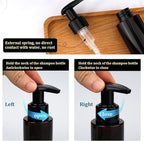 Travel Bottles Plastic Pump Bottle Dispenser TSA Approved 3.4oz/100ml 4 Pack - Image 3