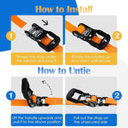 Ratchet Straps 4 Pack - Image 6