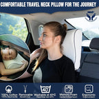 Travel & Camping Comfortable Memory Foam Pillow – Easy to Carry Portable Bag – - Image 2