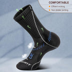BULLIANT Compression Socks for Men 6Pairs, Athletic Crew Socks Cushioned For - Image 5