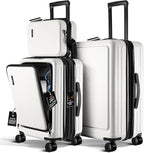 Luggage Sets 3 Piece, 22 Inch Carry on Luggage and 24 Inch Suitcases by TravelArim