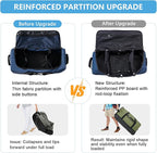 Vomgomfom Wheeled Collapsible Duffel Bag, 110L-140L Expandable Checked Luggage - Image 3