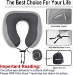 napfun Neck Pillow for Traveling, Travel Neck Pillow for Airplane 100% Pure - Image 5