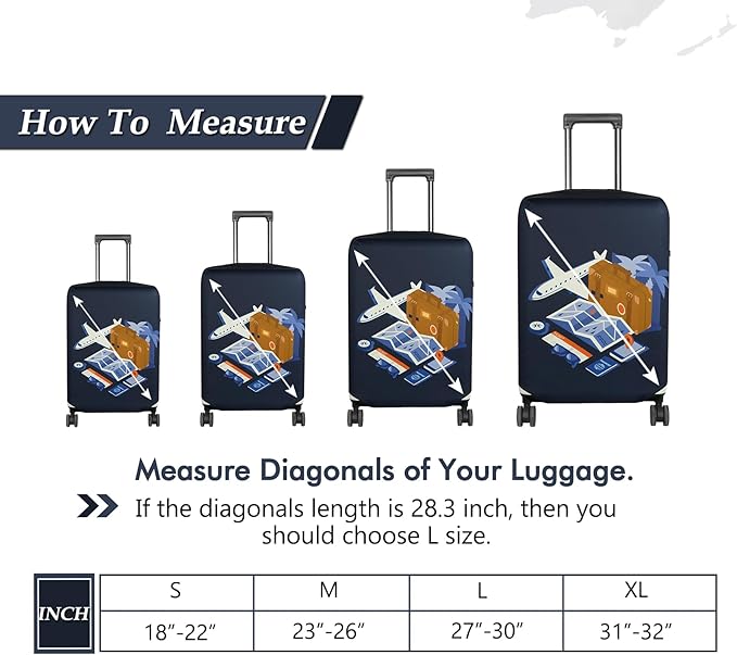 HYPER VENTURE Washable Luggage Cover - Image 5