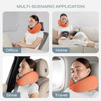 Skechers Women's Memory Foam Neck Pillow, Comfortable & Breathable Travel Pillow - Image 7
