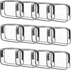 12 Pcs Clear Toiletry Bag PVC Waterproof Zippered PVC Cosmetic Makeup Carry by Eilyliafe