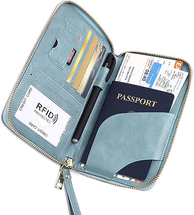 Rowgins Rfid Blocking Passport Holder Wallet, Rowgins Rfid Passport Holder - Image 2