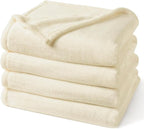 PHF Ultra Soft Fleece Blanket King Size, No Shed No Pilling Luxury Plush Cozy by PHF