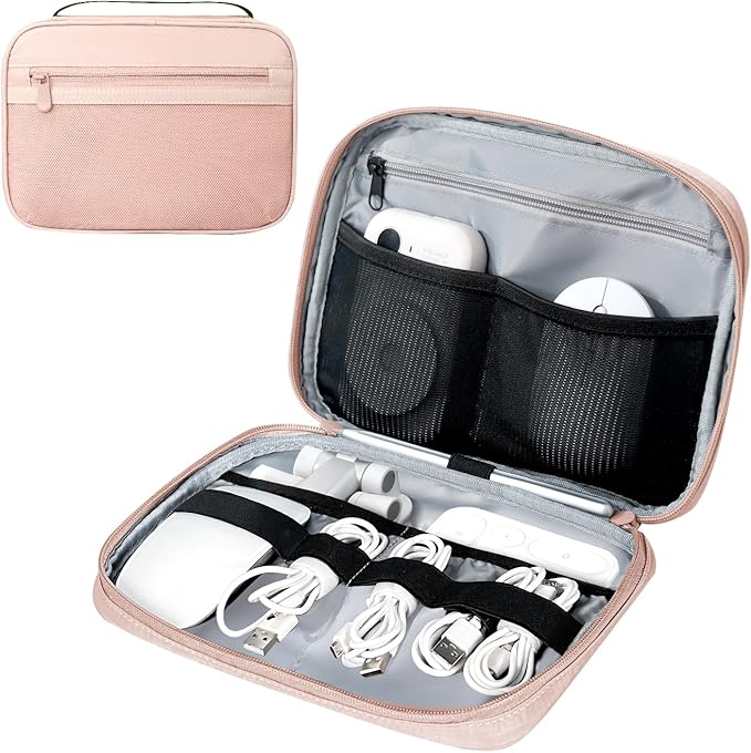 Electronics Organizer Bag, Portable Cable Organizer Case Travel Electronic by Lcsmaokin