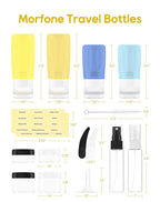 Morfone 16 Pack Silicone Travel Bottles Set - Image 5