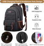Mactso Canvas Travel Laptop Backpack - Image 2