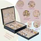 2-layer jewelry box，Jewelry Organizer - Image 5