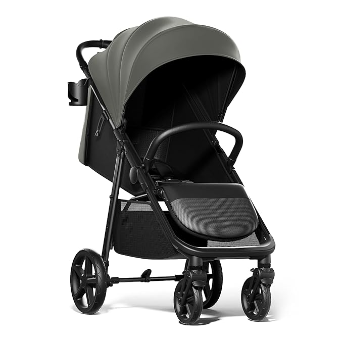 Mompush Nova Baby Stroller for Toddler, Infant & Newborn | Spacious Seat & by mompush
