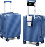 Hard Shell Suitcases 20 Inch Carry on Luggage Airline Approved, Expandable by HanTrip