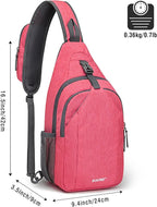 G4Free Sling Bag RFID Blocking Sling Backpack Crossbody Chest Bag Daypack - Image 3