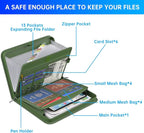ENGPOW Accordion File Organizer, Fireproof Expanding File Folder - Image 5