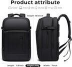 Travel Backpack for Men, 17.3 Inches Business Laptop Backpack Water-Resistant - Image 5